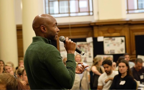 Richard Etienne speaking